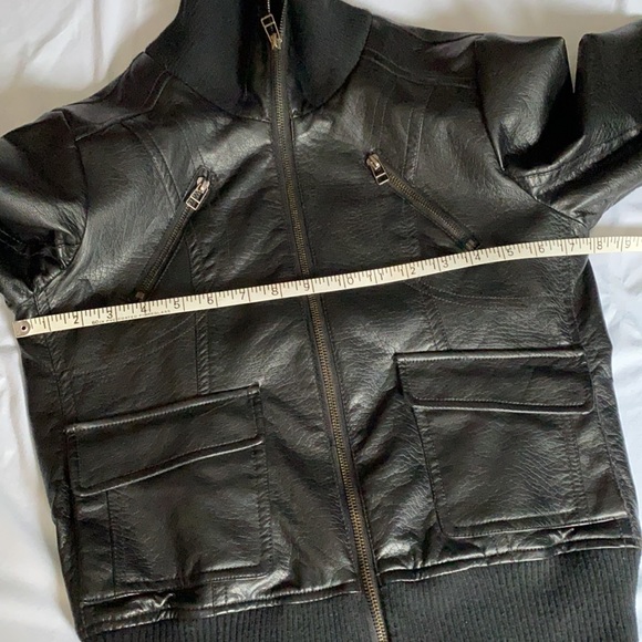 La Classic Couture Faux Leather Jacket - Picture 7 of 11